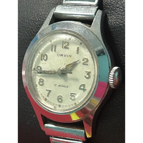 Vintage Orvin 17 Jewels Mechanical Ladies‎ Watch Works main image 13